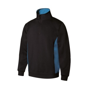 SWEAT BICOLORE COL ZIPPÉ 4