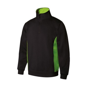 SWEAT BICOLORE COL ZIPPÉ 5