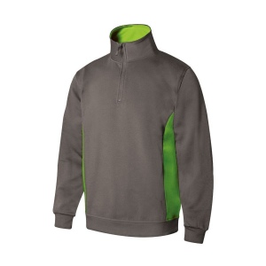 SWEAT BICOLORE COL ZIPPÉ 13