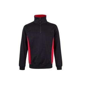 SWEAT BICOLORE COL ZIPPÉ 3
