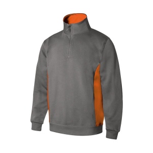SWEAT BICOLORE COL ZIPPÉ 10