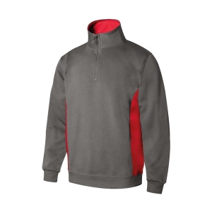 SWEAT BICOLORE COL ZIPPÉ 11