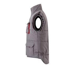 GILET MATELASSÉ BICOLORE MULTIPOCHES 34