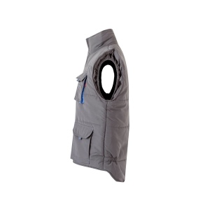 GILET MATELASSÉ BICOLORE MULTIPOCHES 35