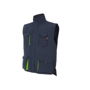 GILET MATELASSÉ BICOLORE MULTIPOCHES 9