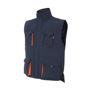 GILET MATELASSÉ BICOLORE MULTIPOCHES 7