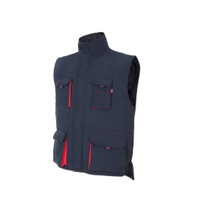 GILET MATELASSÉ BICOLORE MULTIPOCHES 6