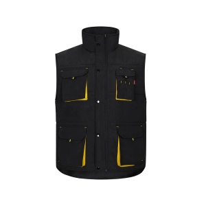 GILET MATELASSÉ BICOLORE MULTIPOCHES 14