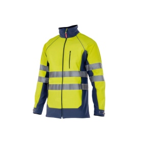 BLOUSON SOFTSHELL BICOLORE HAUTE VISIBILITÉ 3