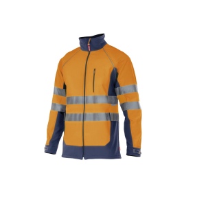 BLOUSON SOFTSHELL BICOLORE HAUTE VISIBILITÉ 2