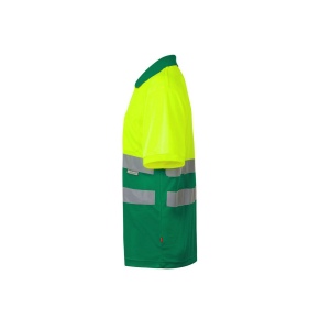 POLO BICOLORE MANCHES COURTES HAUTE VISIBILITÉ 10