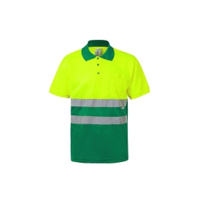 POLO BICOLORE MANCHES COURTES HAUTE VISIBILITÉ 6