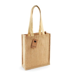 Sac shopping compact en toile de jute 2