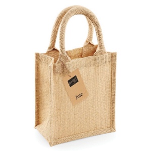 Petit sac cadeau en toile de jute 2