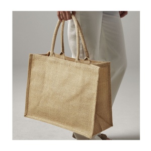 Sac shopping en toile de jute scintillant 3