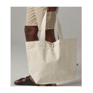 Sac shopping grand volume coton bio 5