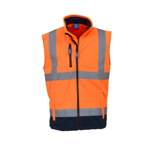 Bodywarmer Softshell haute visibilité 3