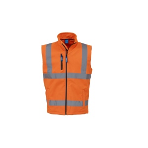 Bodywarmer Softshell haute visibilité 5