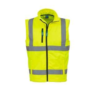 Bodywarmer Softshell haute visibilité 4