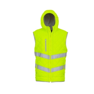 Bodywarmer matelassé haute visibilité 2