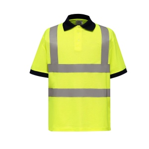Polo manches courtes haute visibilité 2