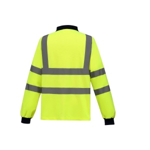 Polo manches longues haute visibilité 4