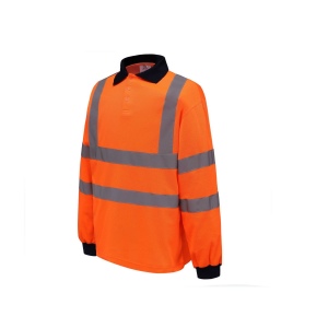 Polo manches longues haute visibilité 6