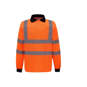 Polo manches longues haute visibilité 3