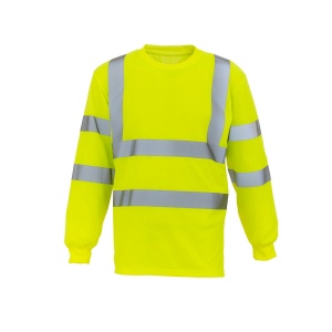 Tee-shirt manches longues haute visibilité 2