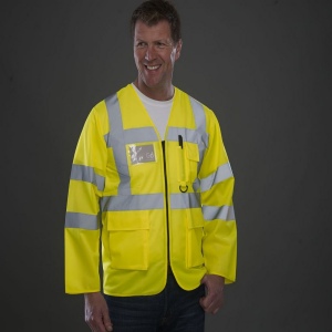 Veste de sécurité multi-poches manches longues