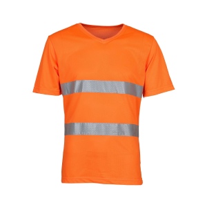 Tee-shirt haute visibilité col V 5