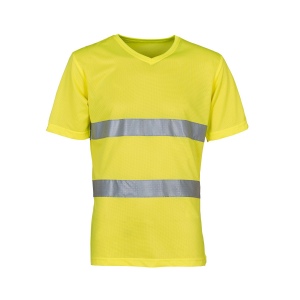 Tee-shirt haute visibilité col V 4
