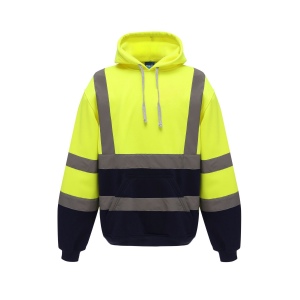 Sweat capuche haute visibilité 2