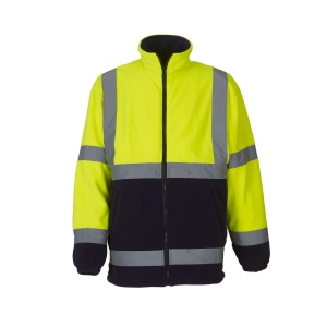 Veste polaire épaisse haute visibilité 2