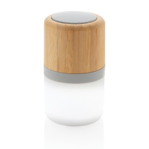 Enceinte 3W en bambou avec lumière d'ambiance 5