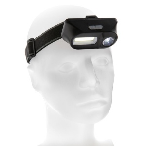 Lampe frontale avec LED et COB 5