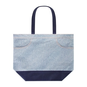 Sac shopping effet jean (+Sérigraphie TC31) 3