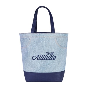 Sac shopping effet jean (+Sérigraphie TC31) 5