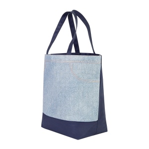 Sac shopping effet jean (+Sérigraphie TC31) 6
