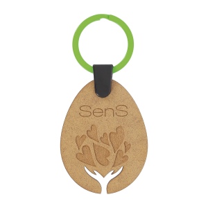 Porte-cles bois pers. <24 cm² (+Sérigraphie GOA1) 2