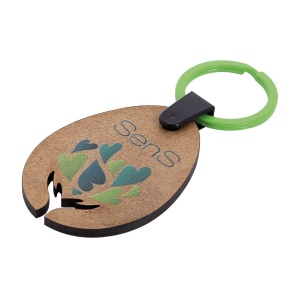 Porte-cles bois pers. <24 cm² (+Gravure laser LA21) 15