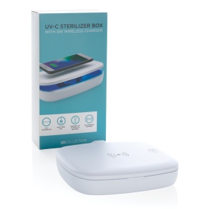 Boîte de stérilisation UV-C avec chargeur sans fil 5W 20
