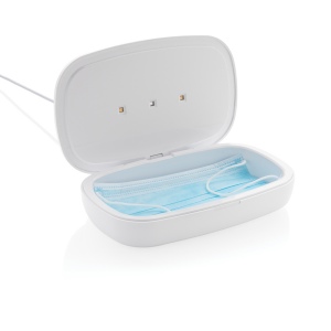 Boîte de stérilisation UV-C avec chargeur sans fil 5W 9