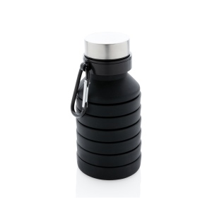 Bouteille en silicone pliable étanche avec couvercle 4
