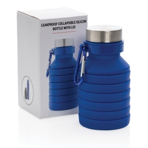 Bouteille en silicone pliable étanche avec couvercle 20
