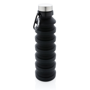 Bouteille en silicone pliable étanche avec couvercle 5