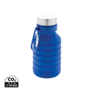 Bouteille en silicone pliable étanche avec couvercle 3
