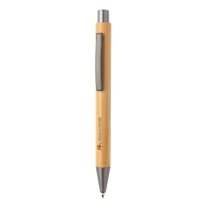 Stylo en bambou au design épuré 5