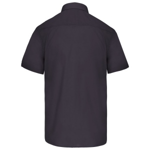 Chemise popeline polycoton manches courtes entretien facile homme 40