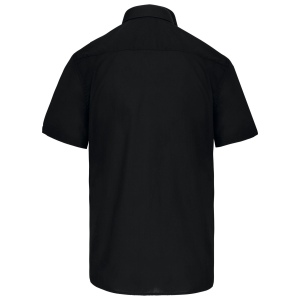 Chemise popeline polycoton manches courtes entretien facile homme 42